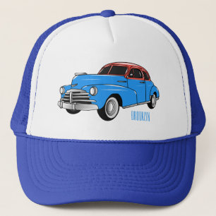 Boné Ilustração do desenho animado Classic car 1948
