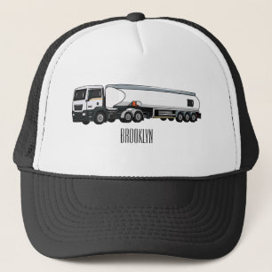 Boné Ilustração do desenho animado do transporte de cam