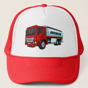 Boné Ilustração do desenho animado do transporte de cam