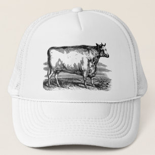 Boné Ilustração personalizada Bull da vaca de Durham