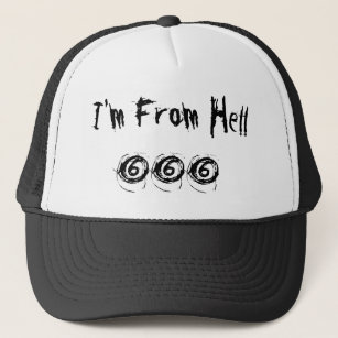 Boné I'm From Hell 666