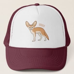 Boné Imagem de desenho animado de fennec fox