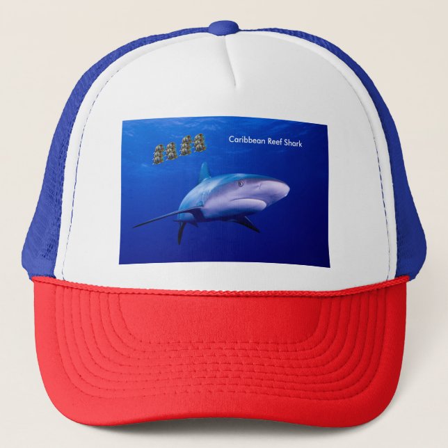 Boné Imagem do Shark para Trucker-Hat (Frente)