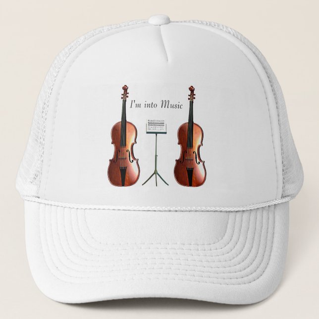 Boné Imagem musical para Trucker-Hat (Frente)