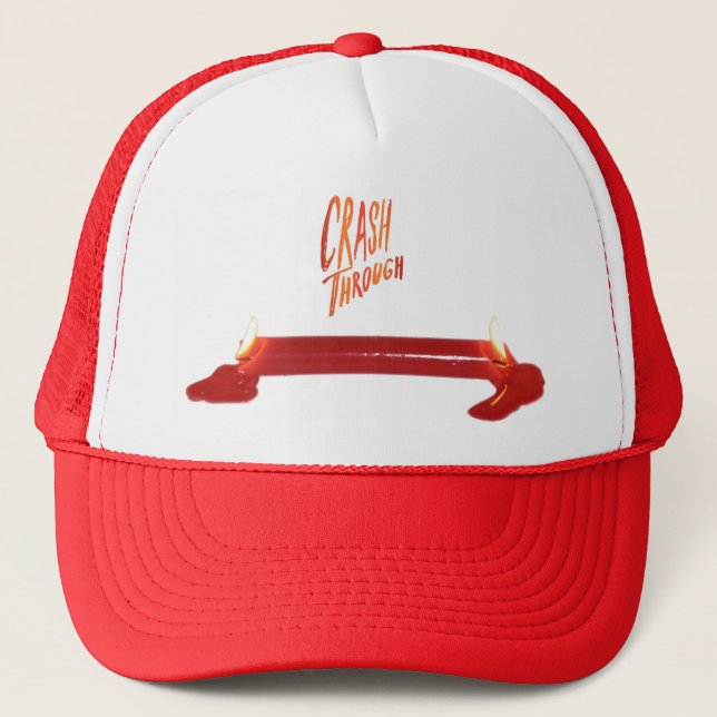 Boné Impacto com a atração do chapéu do camionista da (Frente)