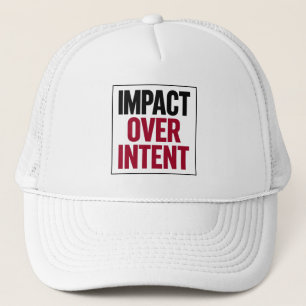 Boné Impacto Sobre Intenção