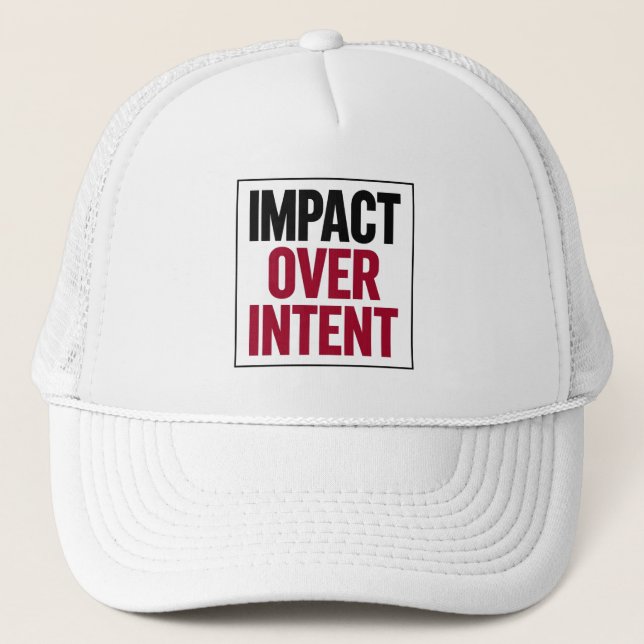 Boné Impacto Sobre Intenção (Frente)
