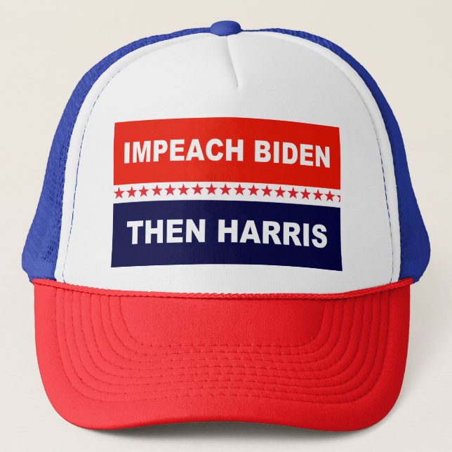 Boné Impeach Biden Than Harris (Frente)