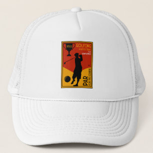 Boné impressão de Golfe Clássico de 1930