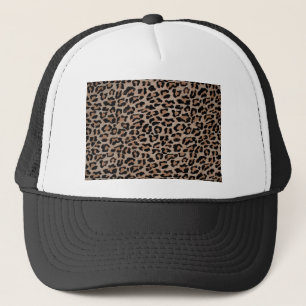 Boné impressão do leopardo da chita
