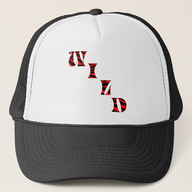 Boné Impressão do tigre selvagem (Frente)