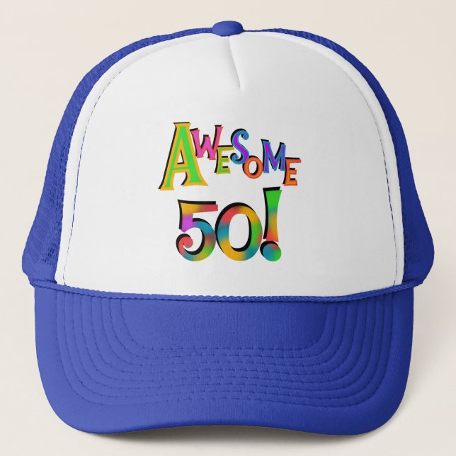 Boné Incrível 50 t-shirts e presentes (Frente)
