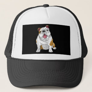 Boné Inglês Bulldog Incrível Engraçado Cães-do-cach