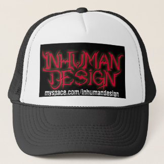 Boné inhumandesignlogo2, myspace.com/inhumandesign