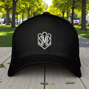 Boné Iniciais de repouso personalizados do monograma