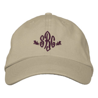 Boné Iniciais Monograma Elegantes Personalizadas