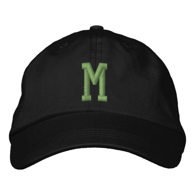 Boné Inicial Maiúscula de Monograma Personalizado (Frente)