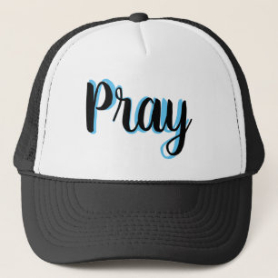 Boné inscrição de PRAY fofo   Trucker Hat