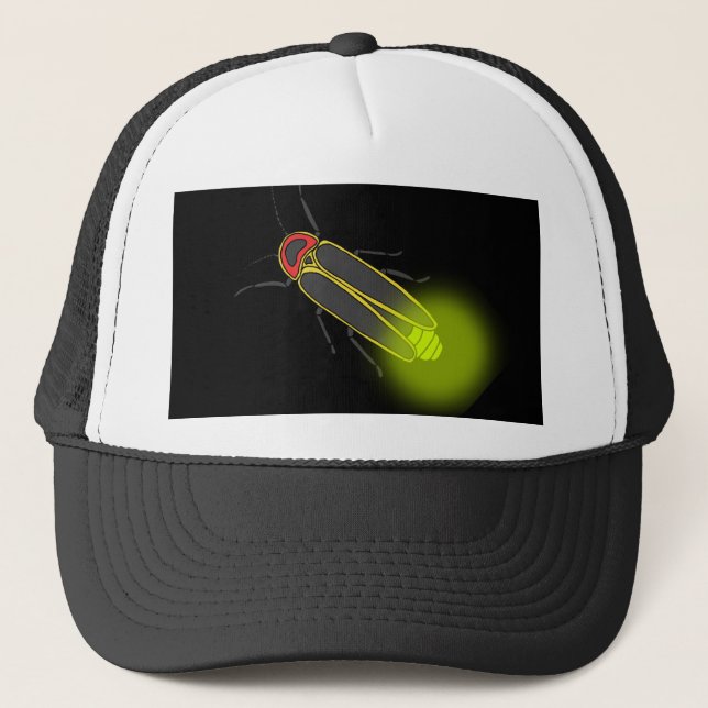 Boné inseto relâmpago aceso (Frente)