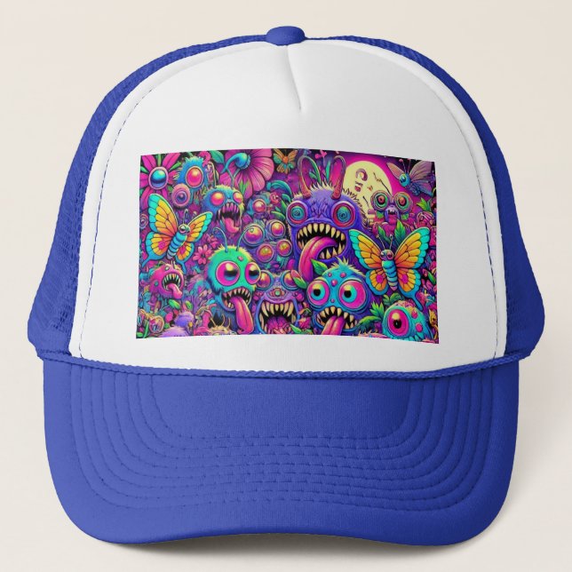 Boné Insetos assustadores monstros (Frente)