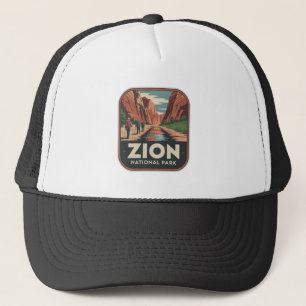 Boné Insígnia Retro do Parque Nacional de Zion