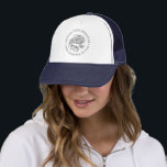 Boné Inspetor oficial da Comida | Pizza Themed<br><div class="desc">Um camionista personalizado engraçado, mas elegante, que foi adaptado ao seu chefe de cozinha certificado e inspetor de comidas certificado. Sinta-se livre para experimentar com as diferentes opções de personalização. Use as funções de personalização para controlar o tamanho do texto, a fonte e outras opções. Divirta-se sendo criativo e fazer...</div>