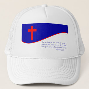 Boné Inspirado na Bandeira Cristã