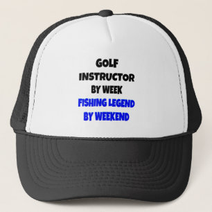 Boné Instrutor de golfe de lenda de pesca