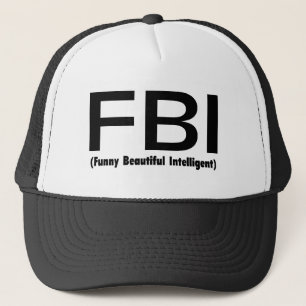 Boné Inteligente bonito engraçado do FBI