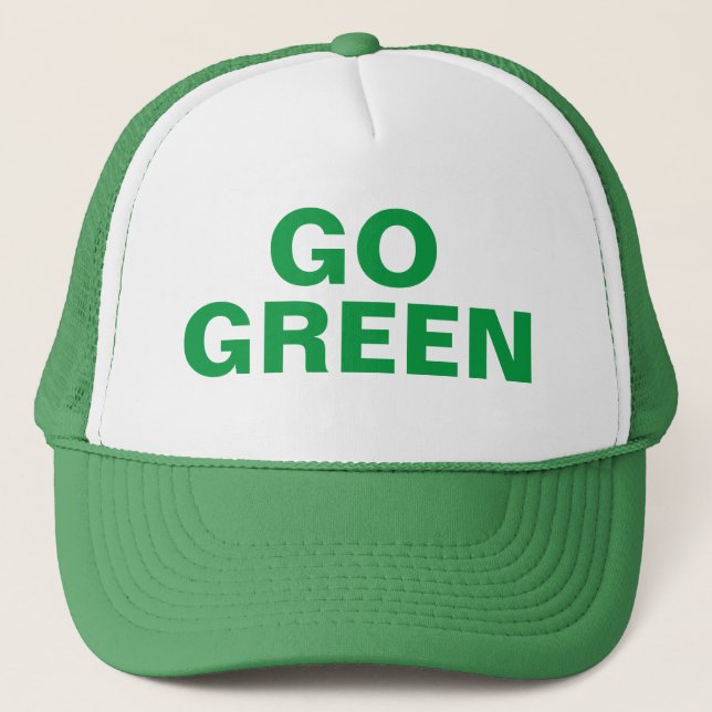 Boné Ir ao Green Trucker Hat (Frente)