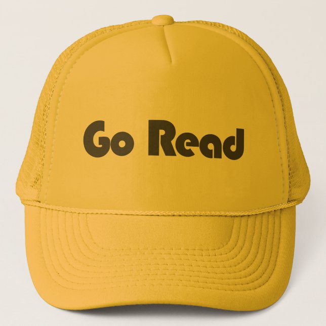 Boné Ir Ler Hat do Caminhoneiro (Frente)