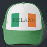 Boné Irish Flag Ireland<br><div class="desc">Irish Flag Ireland Trucker Hat Design © Trinkets and Things 2017 - AHP Design. Todos os Direitos Reservados.</div>