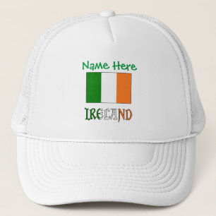 Boné Irlanda Bandeira Personalização Verde