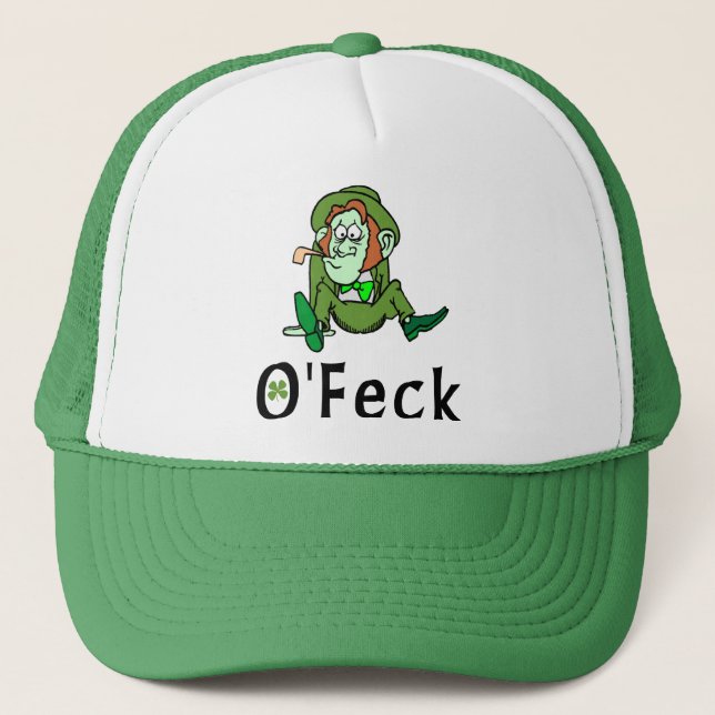 Boné Irlandês engraçado de O'Feck (Frente)