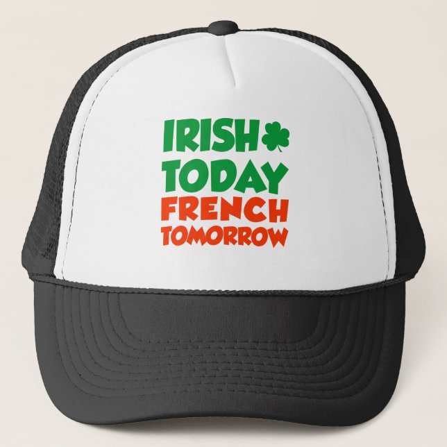 Boné Irlandês Hoje Francês Amanhã (Frente)