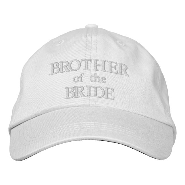 Boné Irmão Chic da Noiva rosa bege branco casamento (Frente)