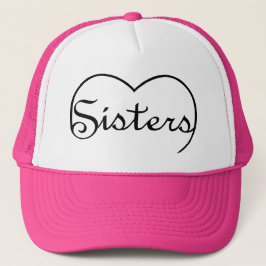 Boné Irmãs coração