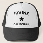 Boné Irvine California Trucker Cap<br><div class="desc">Irvine California truckers hat,  baseball style truckers cap. Proud of your home town or just homesick,  this is the perfect hat for you. d342356</div>