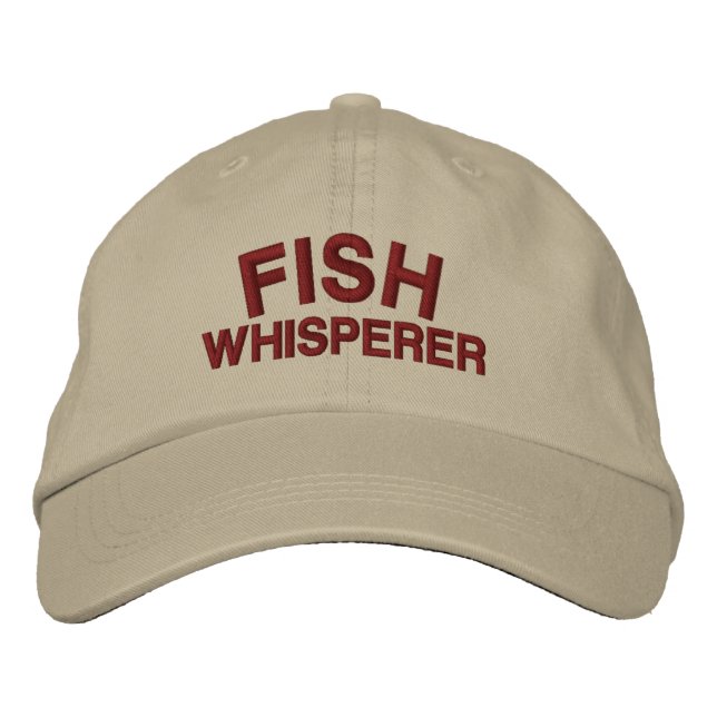 Boné ish Whisperer Dad Hat - Custom Embroidered Cap (Frente)
