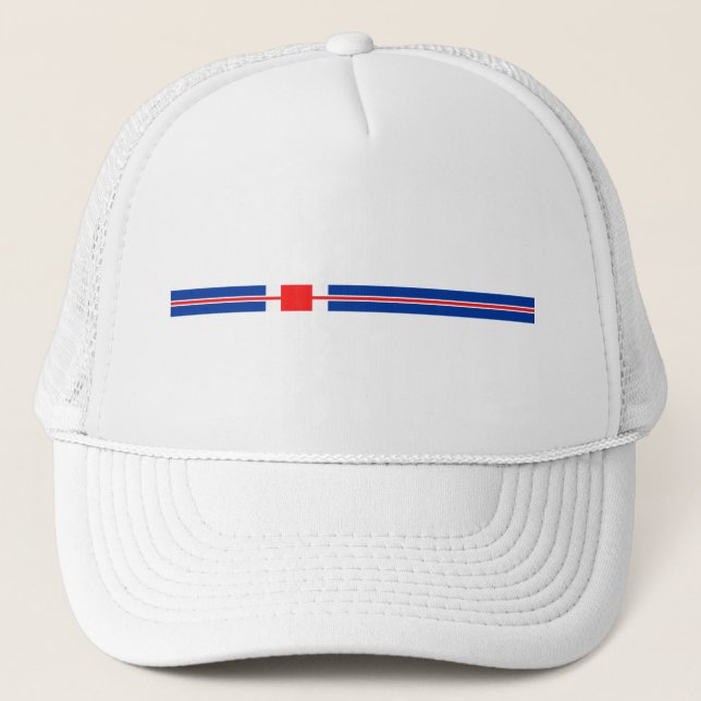 Boné Islândia ama patriota (Frente)