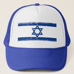 Boné Israel Flag Grungge