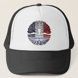 Boné Israel Israel, França, França, Árvore Raiz Bandeir