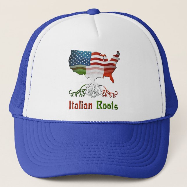 Boné Italian American Ancestry Hat (Frente)