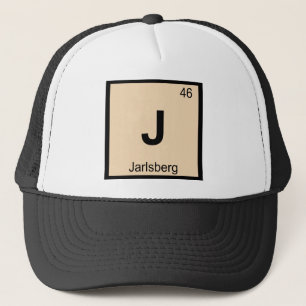 Boné J - Tabela Periódica da Química do Queijo Jarlsber