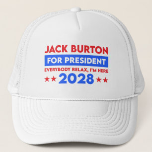 Boné Jack Burton Para Presidente 2028
