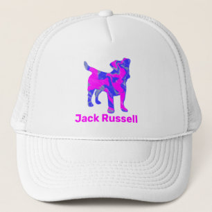 Boné Jack Russell Terrier Cachorro Cachorro Rosa&Azul S