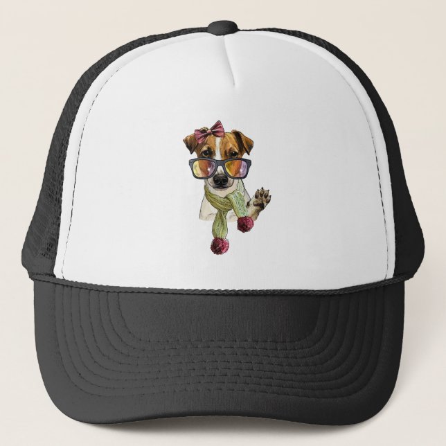 Boné Jack russell terrier hipster (Frente)