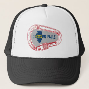 Boné Jackson Falls Illinois Rock Escalbing Carabiner