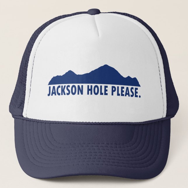 Boné Jackson Hole Wyoming Por favor (Frente)