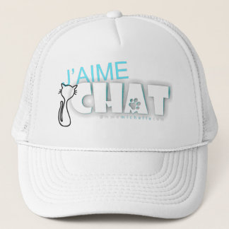 Boné J'aime Chat avec Chat Trucker Hat